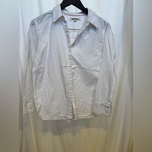 Boden White Casual Button Down Shirt Crisp Cotton